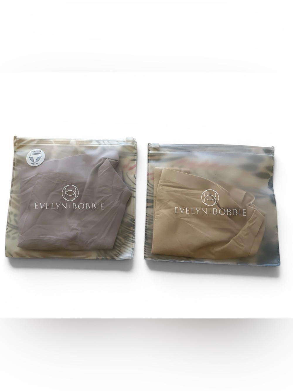 RARE 2 Evelyn & Bobbie Hipster panties. NEW. Fits 0-14 Lot of 2. Sand & Amethyst